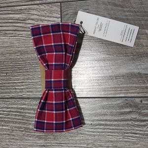 Midnight Tailors Handmade Plaid Bow Tie